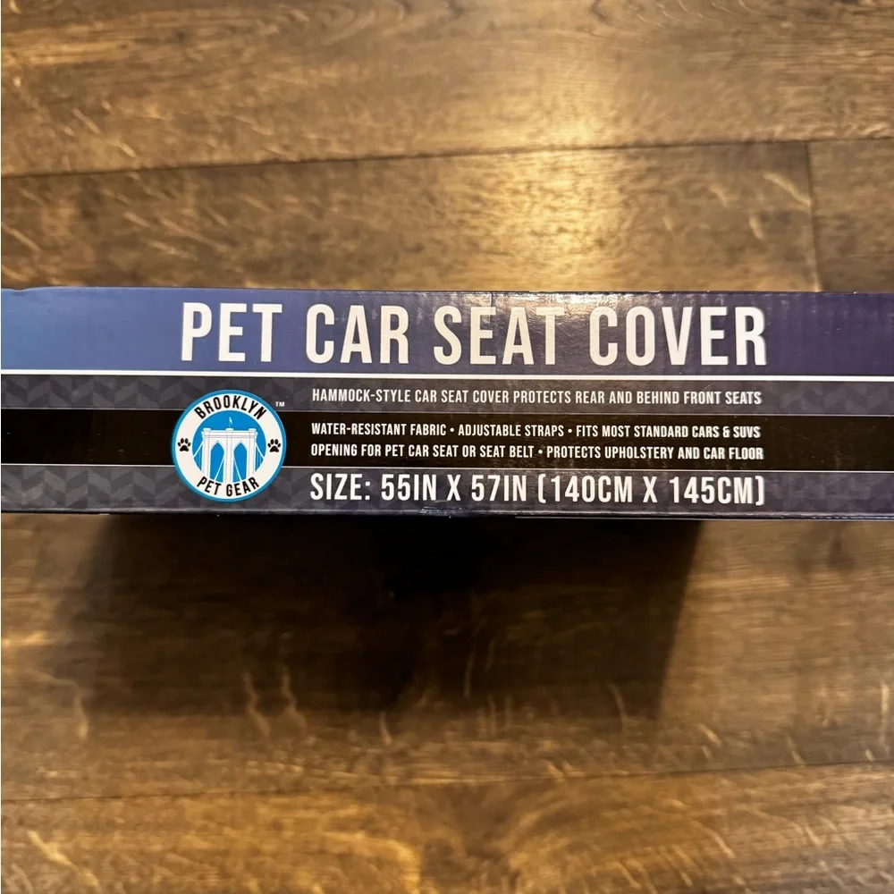 Brooklyn‎ Pet Gear Car Seat Cover  NEW. 55" X 57" GRAY - Picture 3 of 8